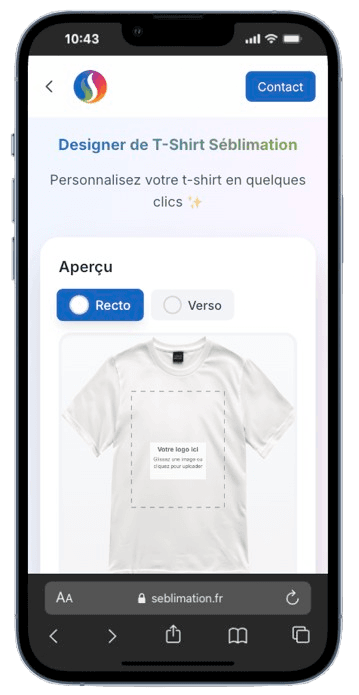 Seblimation version mobile